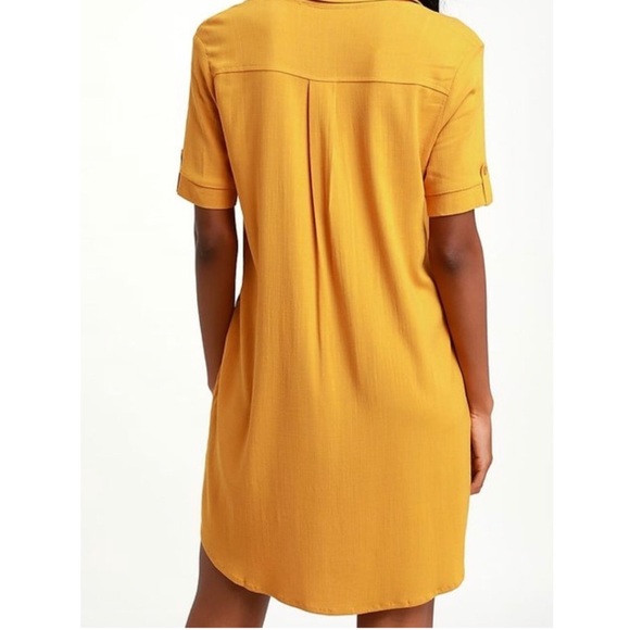 Lulus Oxford Comma Shirt Dress - Picture 4 of 4